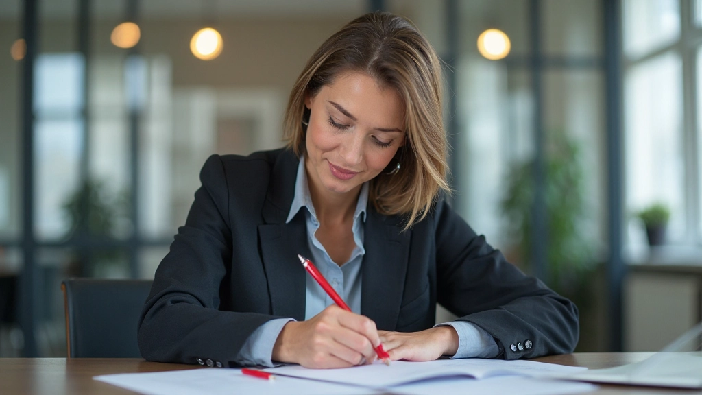 Professionele feedback en correctie van zakelijke documenten